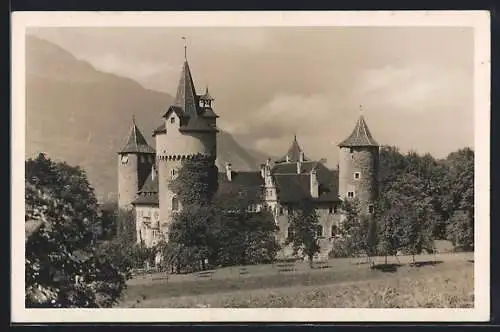 AK Landquart, Blick auf das Schloss Marschlins