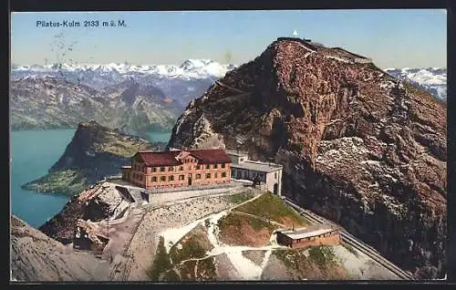 AK Pilatus-Kulm, Hotels mit Vierwaldstättersee