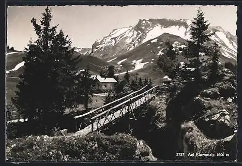 AK Beckenried, Partie beim Restaurant Klewenalp