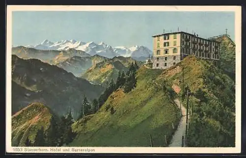 AK Stanserhorn, Hotel und Berneralpen