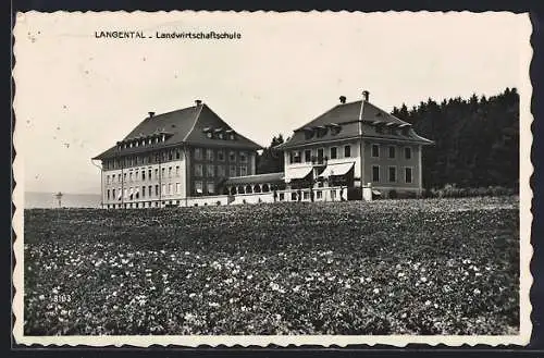 AK Langenthal, Landwirtschaftschule aus der Ferne