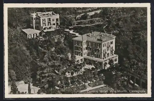 AK Castagnola, Villa Moritz, Carlton-Hotel