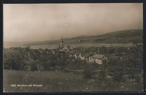 AK Steckborn, Ortsansicht mit Untersee