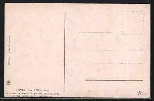 Künstler-AK Dr. Stückelberg: Der Rütlischwur