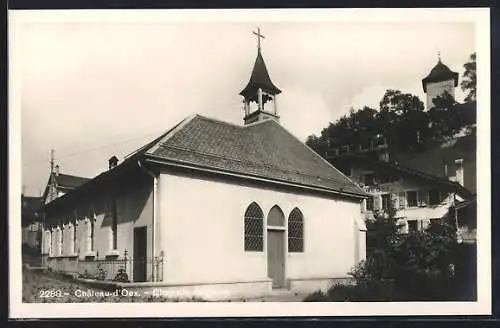 AK Chateau d`Oex, Chapelle Anglaise