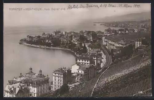 AK Territet - Montreux, Vue Generale