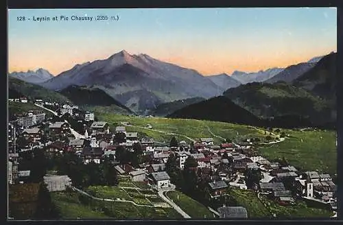 AK Leysin, Le ville et Pic Chaussy