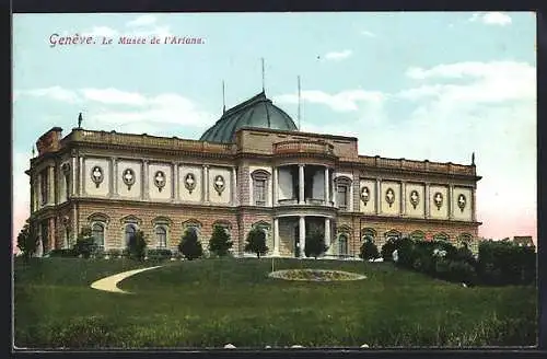 AK Genève, Le Musée de l`Ariana