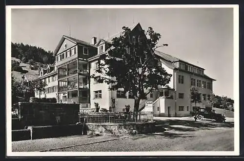 AK Rietbad, Blick zum Hotel-Kurhaus Rietbad