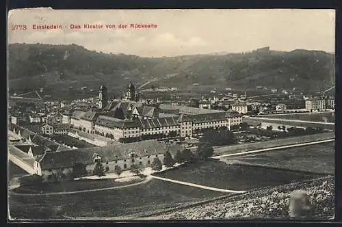 AK Einsiedeln, Das Kloster von der Rückseite