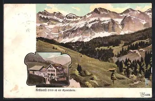 Lithographie Urnäsch, Gasthaus Krätzerli