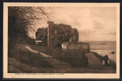 AK Kaiserswerth a. Rhein, Ruine der Kaiserpfalz