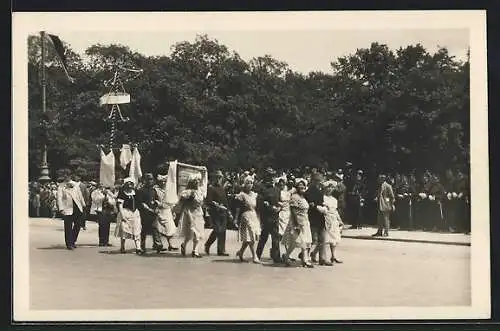 AK Wien, Gewerbefestzug 1929