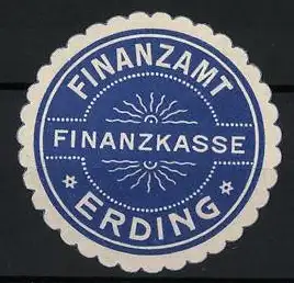 Reklamemarke Erding, Finanzamt Finanzkasse, Sternsymbol