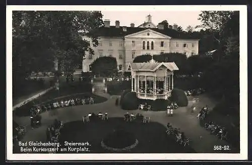 AK Bad Gleichenberg /Steiermark, Beim Kurkonzert am Kurplatz