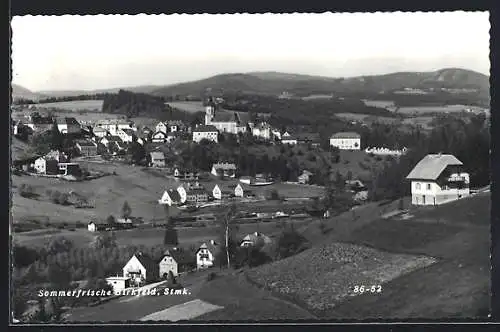 AK Birkfeld /Stmk., Teilansicht mit Kirche