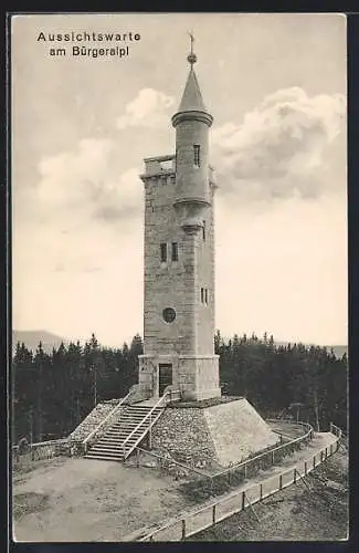 AK Mariazell, Aussichtswarte am Bürgeralpl