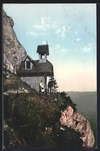 AK Gröbming, Friedenskirchlein an der Kaiserwand des Stoderzinkens