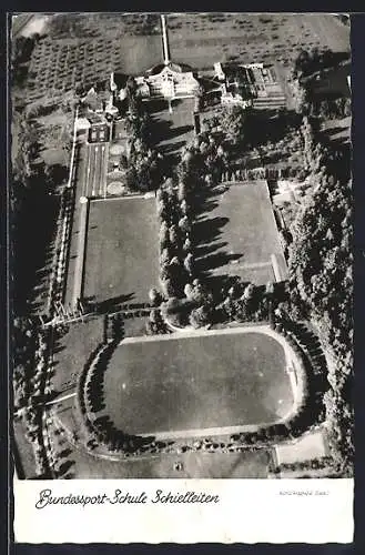 AK Stubenberg /Steiermark, Bundessport-Schule Schielleiten, Fliegeraufnahme