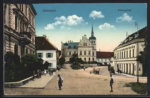 AK Gleisdorf, Ansicht vom Florianplatz