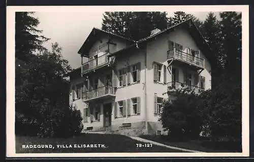 AK Radegund, Hotel Villa Elisabeth