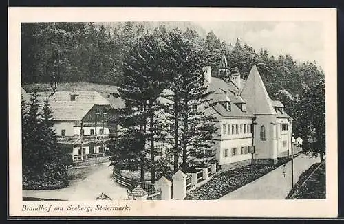 AK Brandhof am Seeberg, Ansicht vor dem Wald