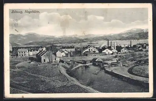 AK Zeltweg, Blick auf die Hugohütte