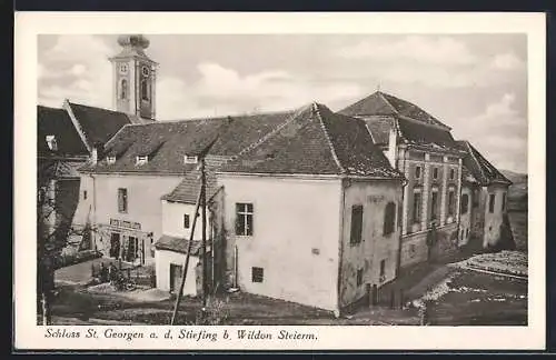 AK St. Georgen an der Stiefing, Partie am Schloss