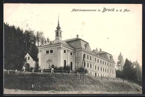 AK Bruck a. d. Muhr, Blick auf das Mädchenpensionat