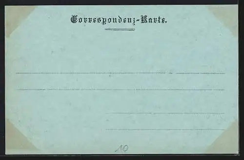 Mondschein-AK Eschau, Ortsansicht mit den Bergen bei Nacht