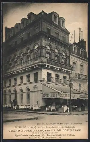 AK Pauillac, Grand Hotel Francais et du Commerce, Quai Léon-Perier et rue Nationale