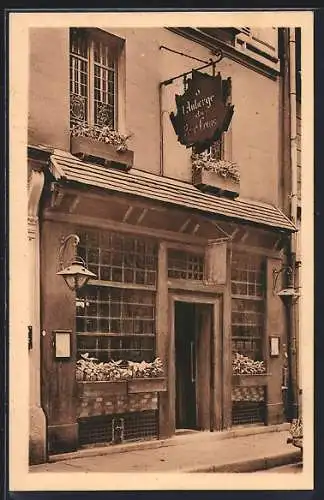 AK Paris, Auberge du Père Louis, Facade, Rue de la Boule-Rouge