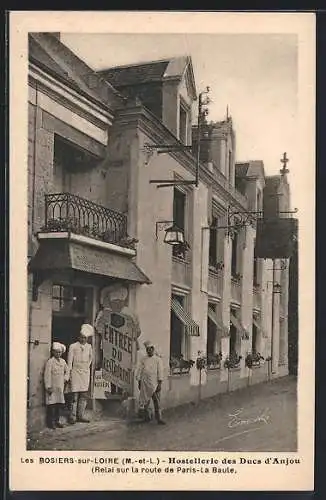 AK Les Bosiers sur Loire, Hostellerie des ducs d`Anjou