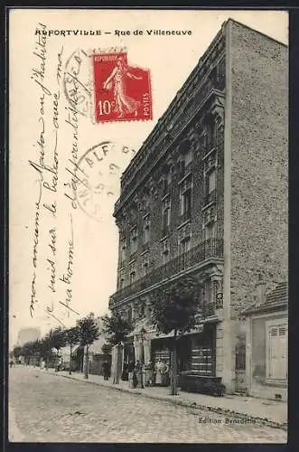 AK Alfortville, Rue de Villeneuve