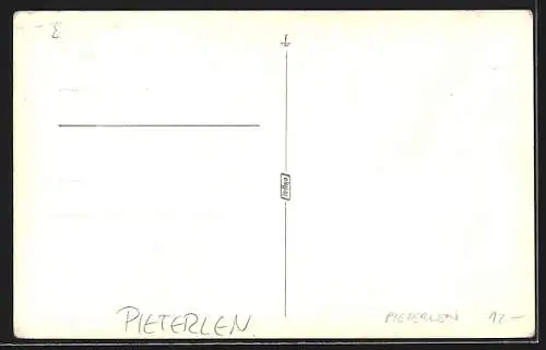 Foto-AK Pieterlen, Blaskapelle, Mitglieder mit Posaunen und Trompeten