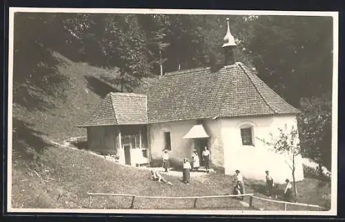 Foto-AK Flüeli-Ranft, Ansicht der Kapelle