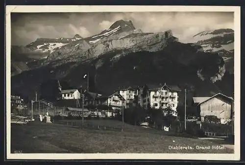 AK Diablerets, Teilansicht mit Grand Hotel