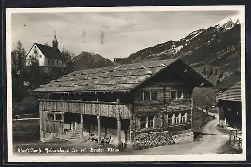 AK Flüeli-Ranft, Geburtshaus des. sel. Bruder Klaus