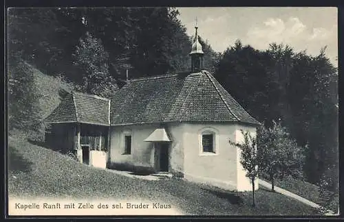 AK Ranft, Kapelle mit Zelle des sel. Bruder Klaus