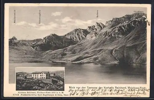 AK Melchsee-Frutt, Kurhaus Reinhard mit Blick von der Terrasse