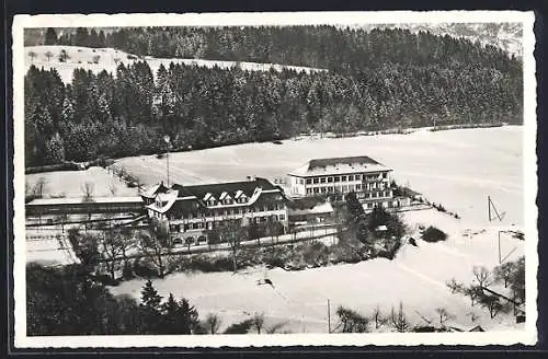 AK Leubringen, Kindersanatorium Maison Blanche, Fliegeraufnahme