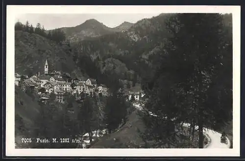 AK Fusio, Ortspartie im Gebirge