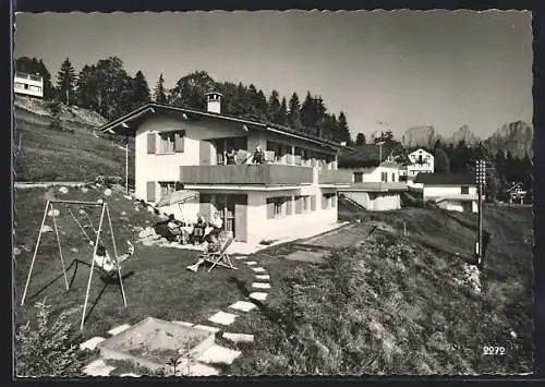 AK Uitikon /Waldegg, Flumserberg, Pension Casa Balda, Bes. W. Schneider-Prahin