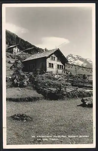 AK Bristen, Golzern, Ferienheim Alpenrösli, Inh. Jos. Tresch