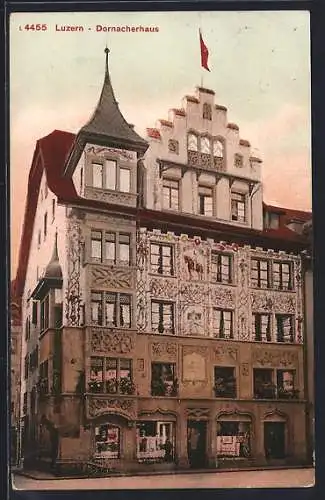 AK Luzern, Blick auf das Dornacherhaus