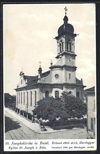 AK Basel, Partie an der St. Josephskirche