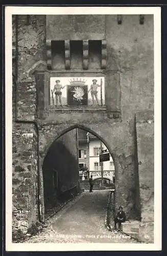 AK Gruyères, Porte d`Entrée, côté Nord