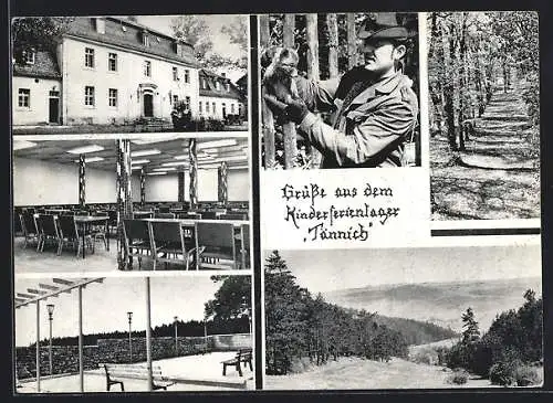 AK Tännich /Kreis Rudolstadt, Kinderferienlager des VEB Weimar-WErk, Innenansichten