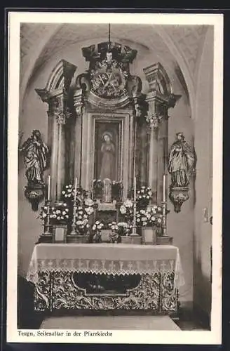 AK Teugn, Seitenaltar in der Pfarrkirche