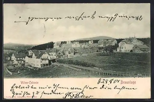 AK Braunlage, Villen-Colonie